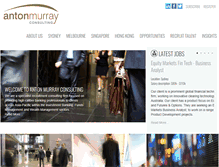 Tablet Screenshot of antonmurray.com